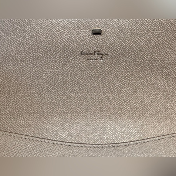 Salvatore Ferragamo Gancini Clutch Bag - Beige - Picture 11 of 13